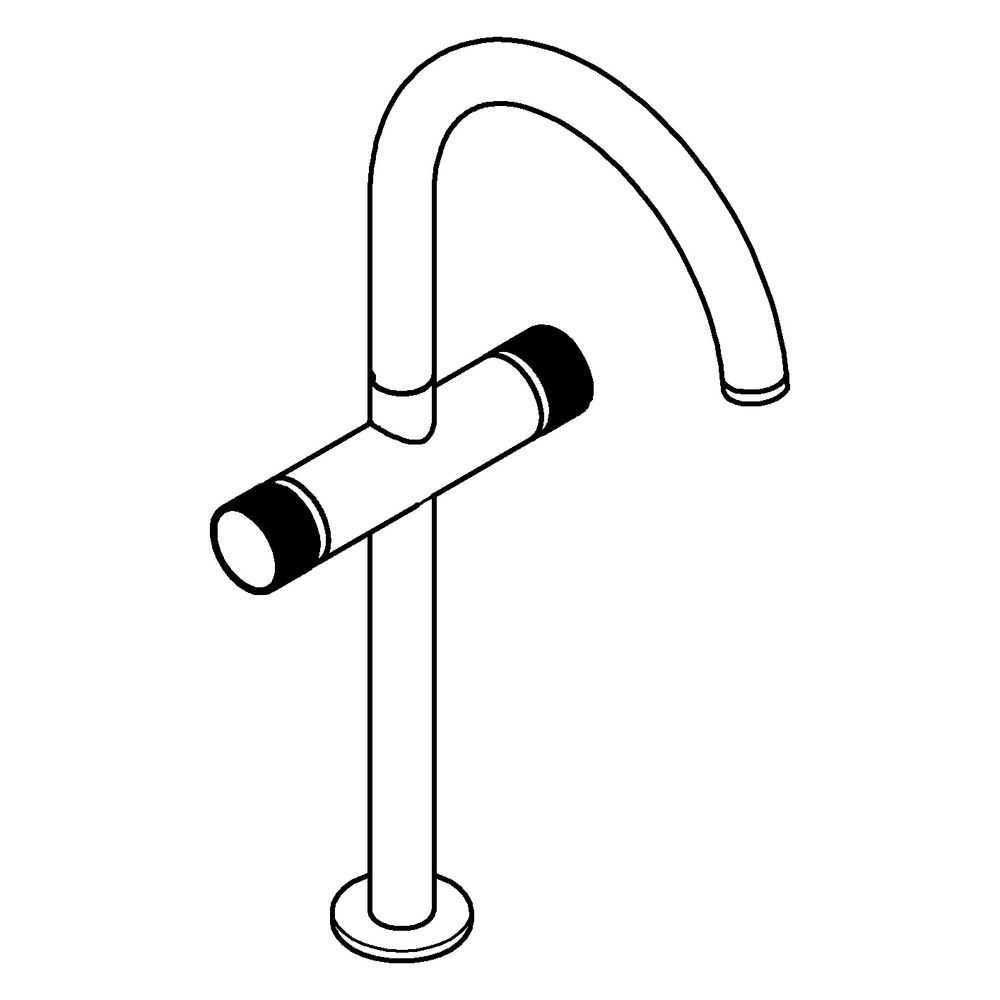 Grohe Atrio Private Collection Waschtisch-Einlochbatterie, XL-Size, Knopfbetätigung, Pu... GROHE-21142MS0 4005176946653 (Abb. 2)