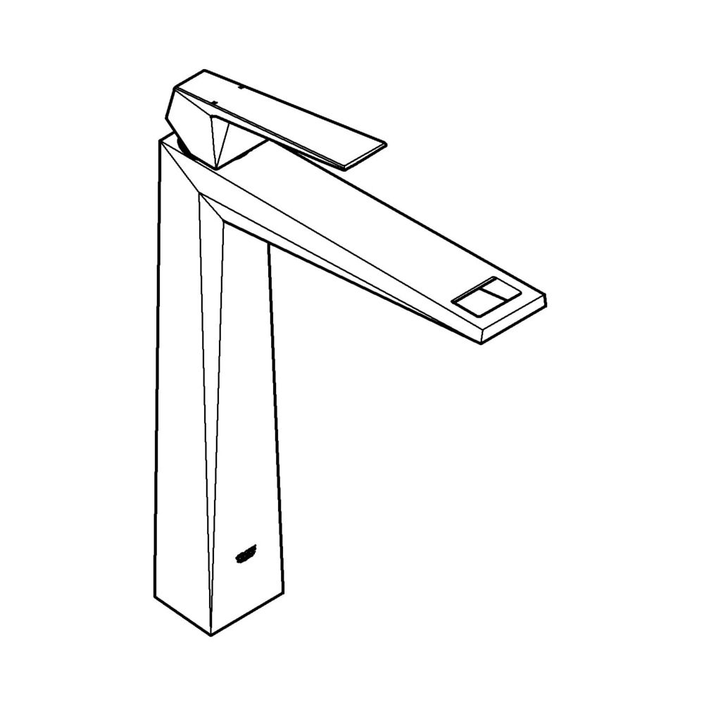 Grohe Allure Brilliant Einhand-Waschtischbatterie, 1/2", XL-Size, glatter Körper, Hard Graphite, 231... GROHE-23114A00  (Abb. 2)