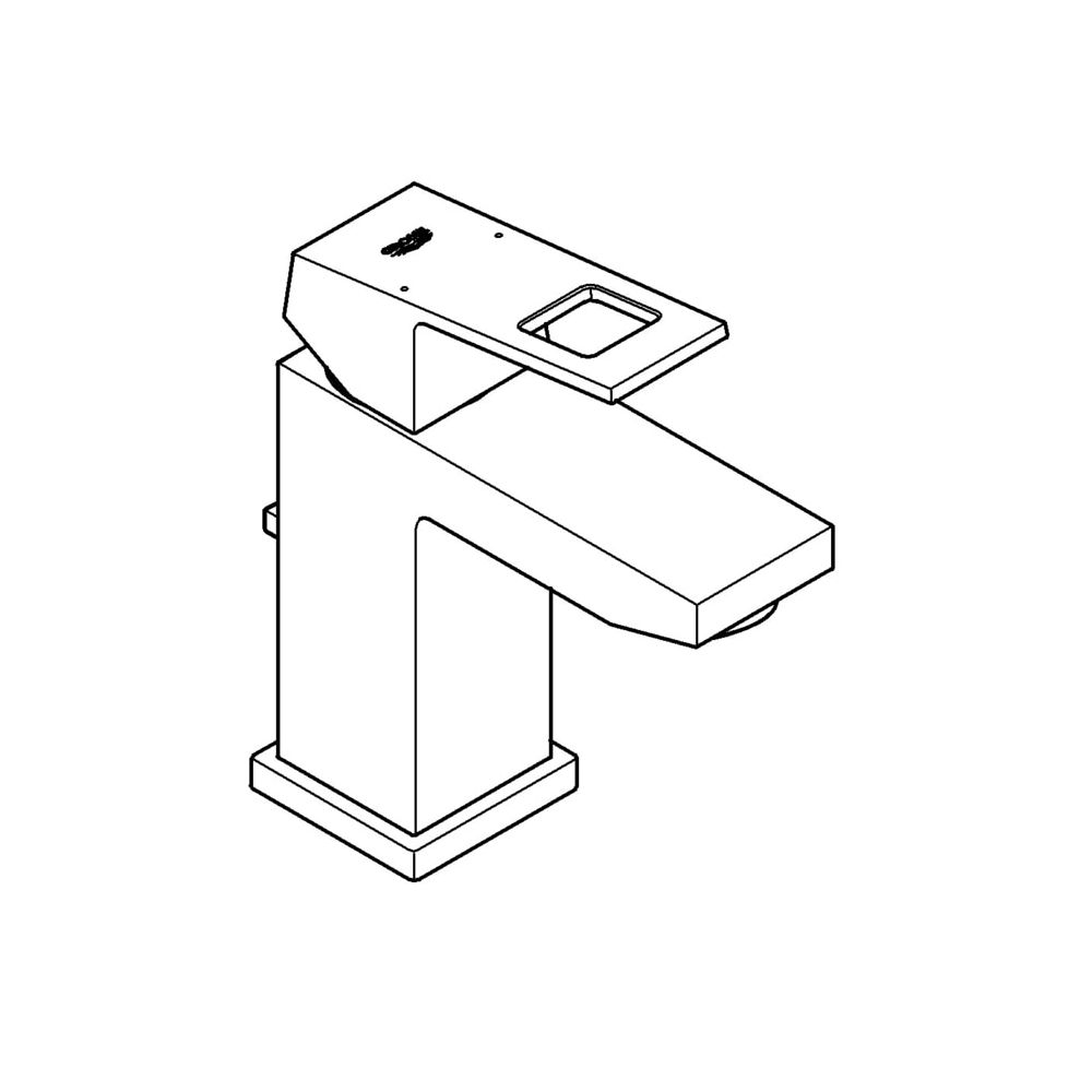 Grohe Eurocube Einhand-Waschtischbatterie 1/2" S-Size supersteel 23127DC0... GROHE-23127DC0 4005176524967 (Abb. 8)