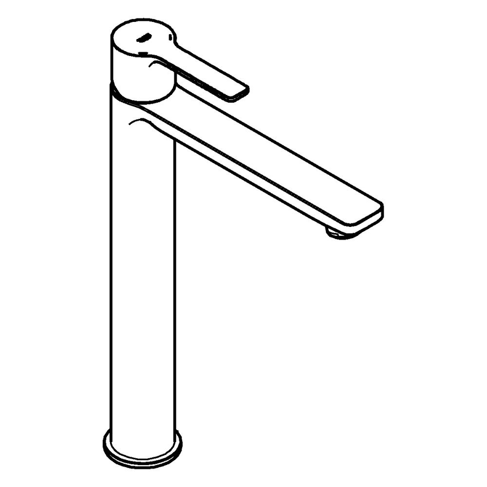 Grohe Lineare Einhand-Waschtischbatterie, XL-Size, 1-Loch-Montage, für freist. Waschsch... GROHE-23405DL1 4067393101123 (Abb. 2)