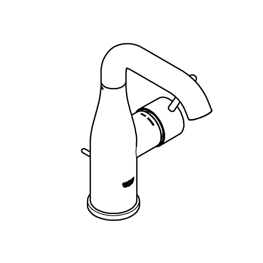 Grohe Essence Einhand-Waschtischbatterie, 1/2", M-Size, schwenkbarer Auslauf, mit Zugst... GROHE-23462DA1 4005176426056 (Abb. 2)