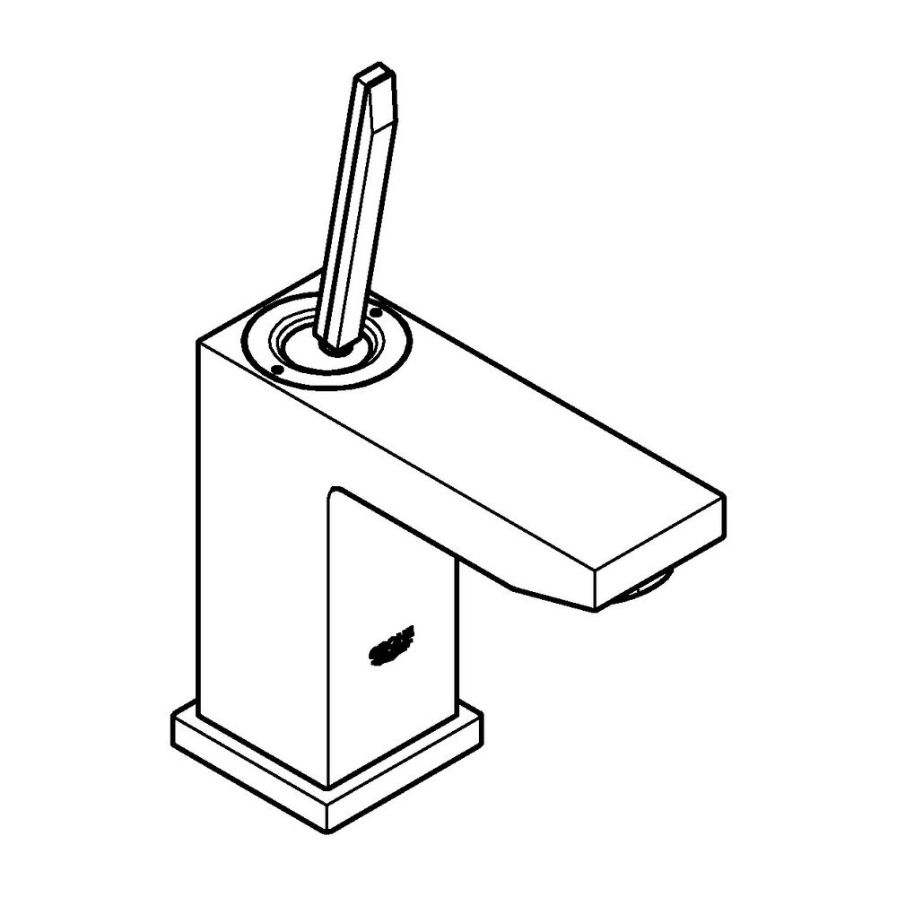 Grohe Eurocube Joy Einhand-Waschtischbatterie 1/2" S-Size chrom 23656000... GROHE-23656000 4005176342103 (Abb. 2)