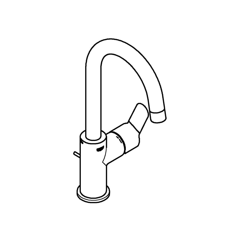 GROHE Einhand-Waschtischbatterie BauEdge 23760 L-Size chrom... GROHE-23760000 4005176388484 (Abb. 2)
