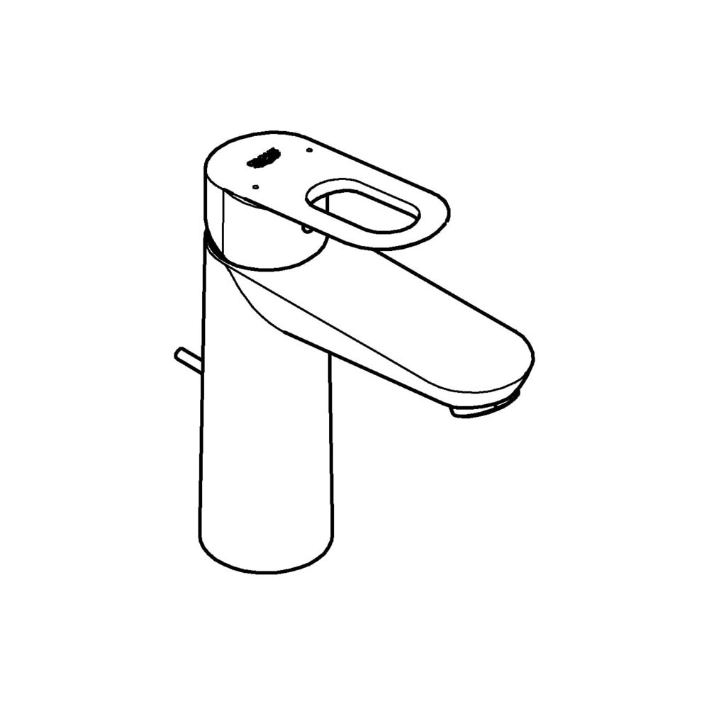 Grohe BauLoop Einhand-Waschtischbatterie, 1/2", M-Size, Chrom, 23762000... GROHE-23762000  (Abb. 2)
