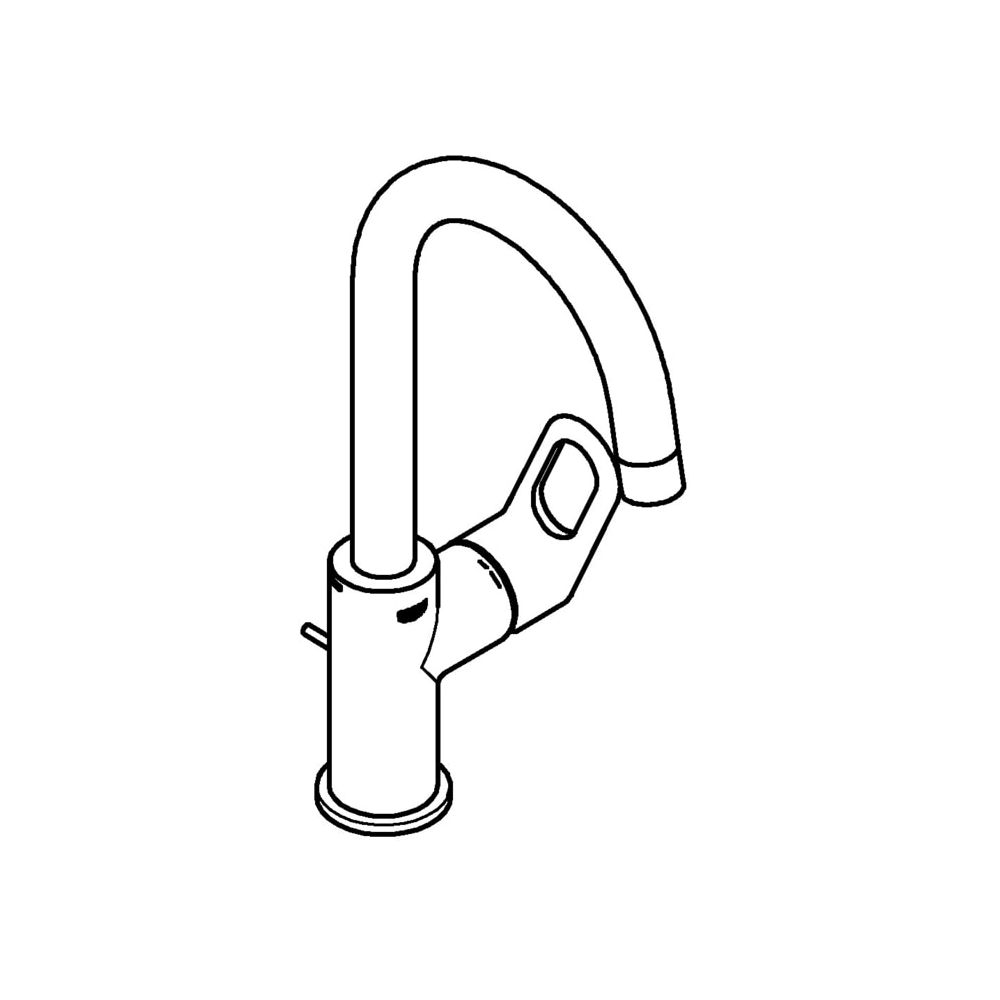 Grohe BauLoop Einhand-Waschtischbatterie, 1/2", L-Size, Chrom, 23763000... GROHE-23763000  (Abb. 2)