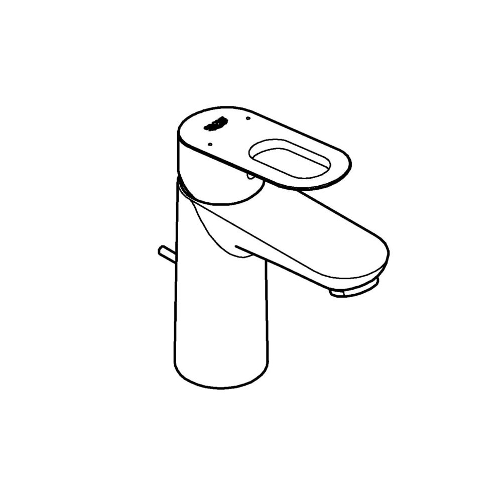 Grohe BauLoop Einhand-Waschtischbatterie, S-Size, 5,7l/min, DN 15, Messing, Chrom, 23803000... GROHE-23803000  (Abb. 2)