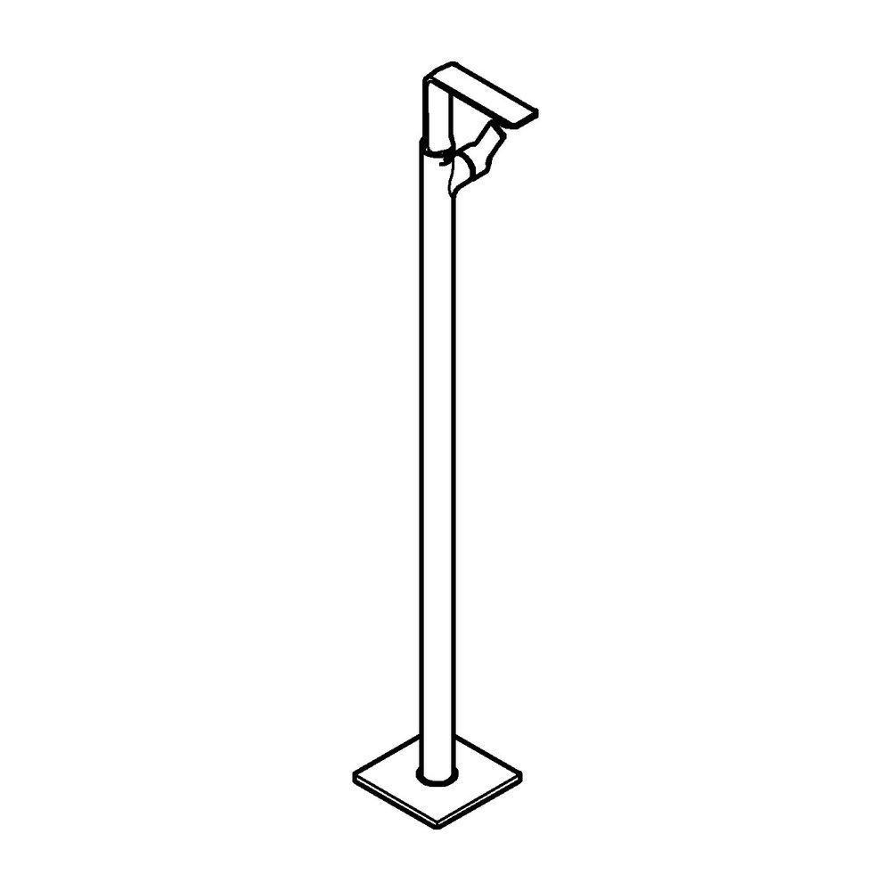 Grohe Allure Einhand-Wannenbatterie Warm Sunset, Bodenmontage, Ausladung 185mm, Fertigm... GROHE-23856DA1 4005176499630 (Abb. 2)