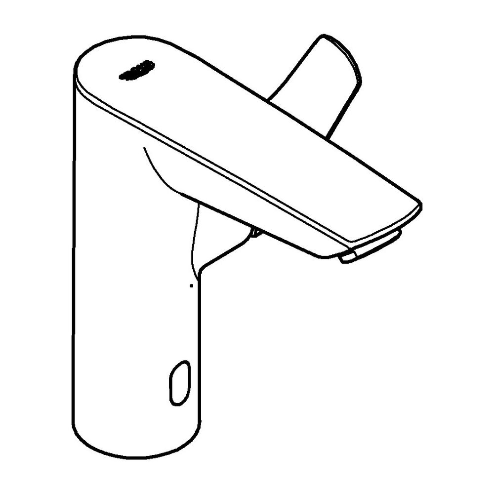 Grohe Eurosmart Einhand-Waschtischbatterie, M-Size, 2-in-1 Hybrid, Mattschwarz, glatte... GROHE-239752433 4067393017202 (Abb. 2)