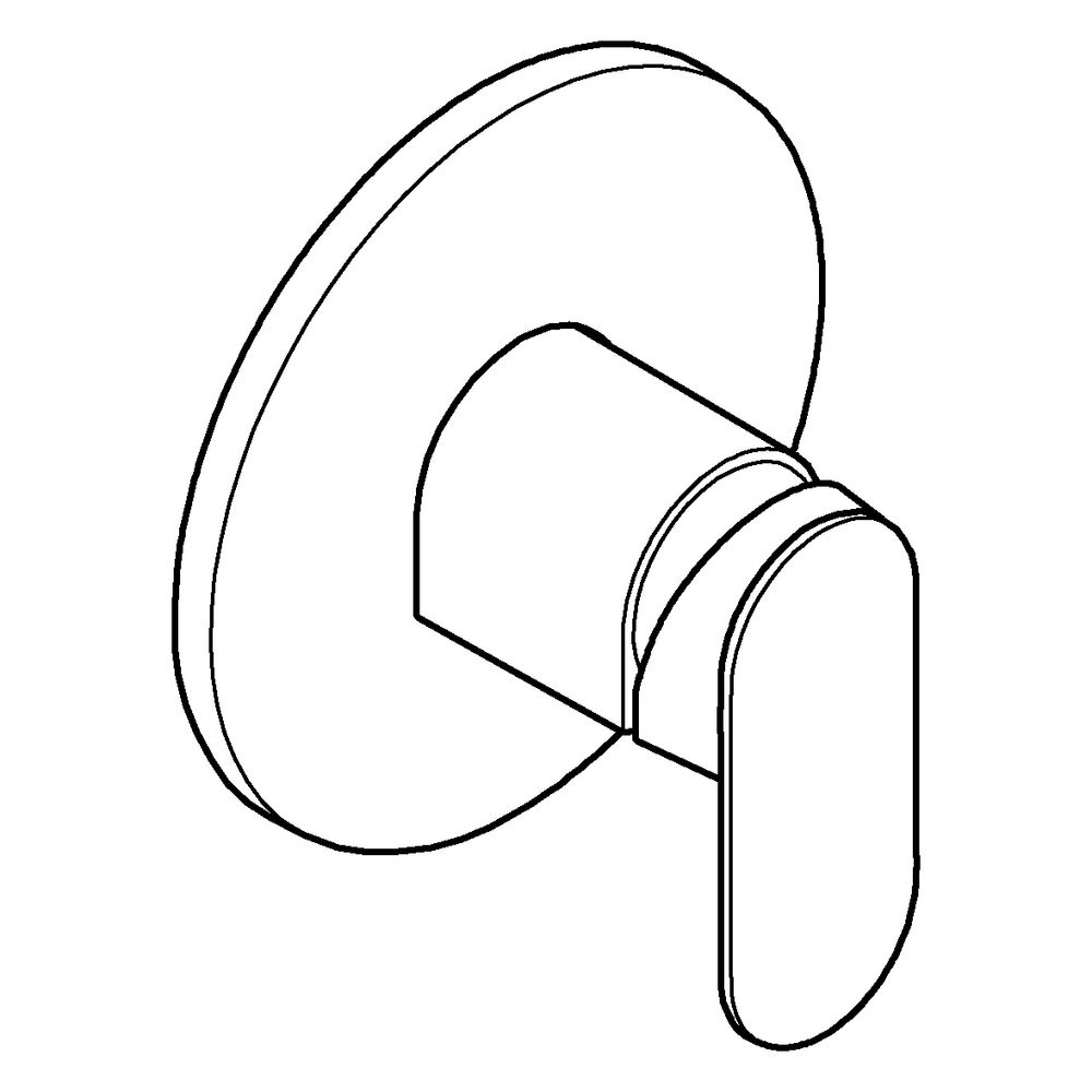 Grohe Plus Einhand-Brausebatterie, Fertigmontageset für Rapido SmartBox, breiter Griff,... GROHE-24059AL4 4067393080107 (Abb. 2)
