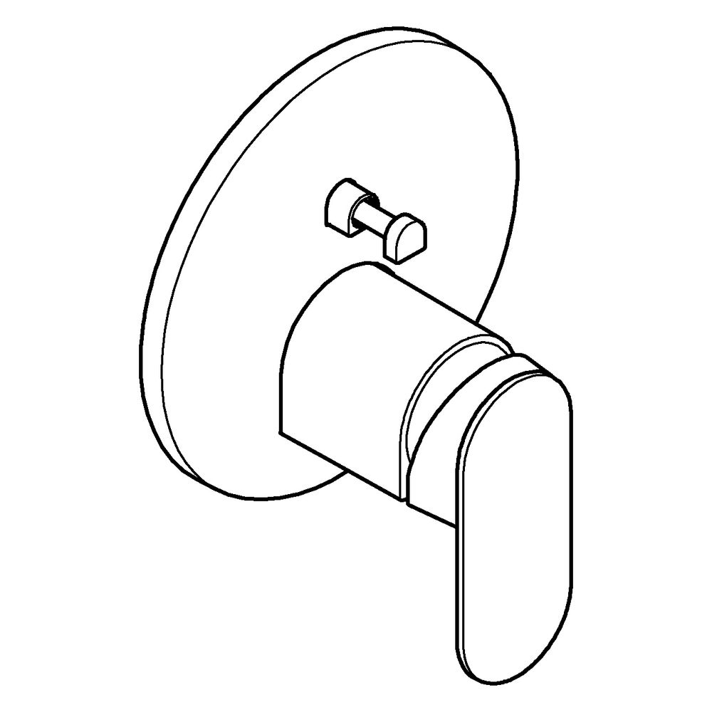 Grohe Plus Einhand-Wannenbatterie, Fertigmontageset für Rapido SmartBox, Hard Graphite ... GROHE-24060AL4 4067393080169 (Abb. 2)