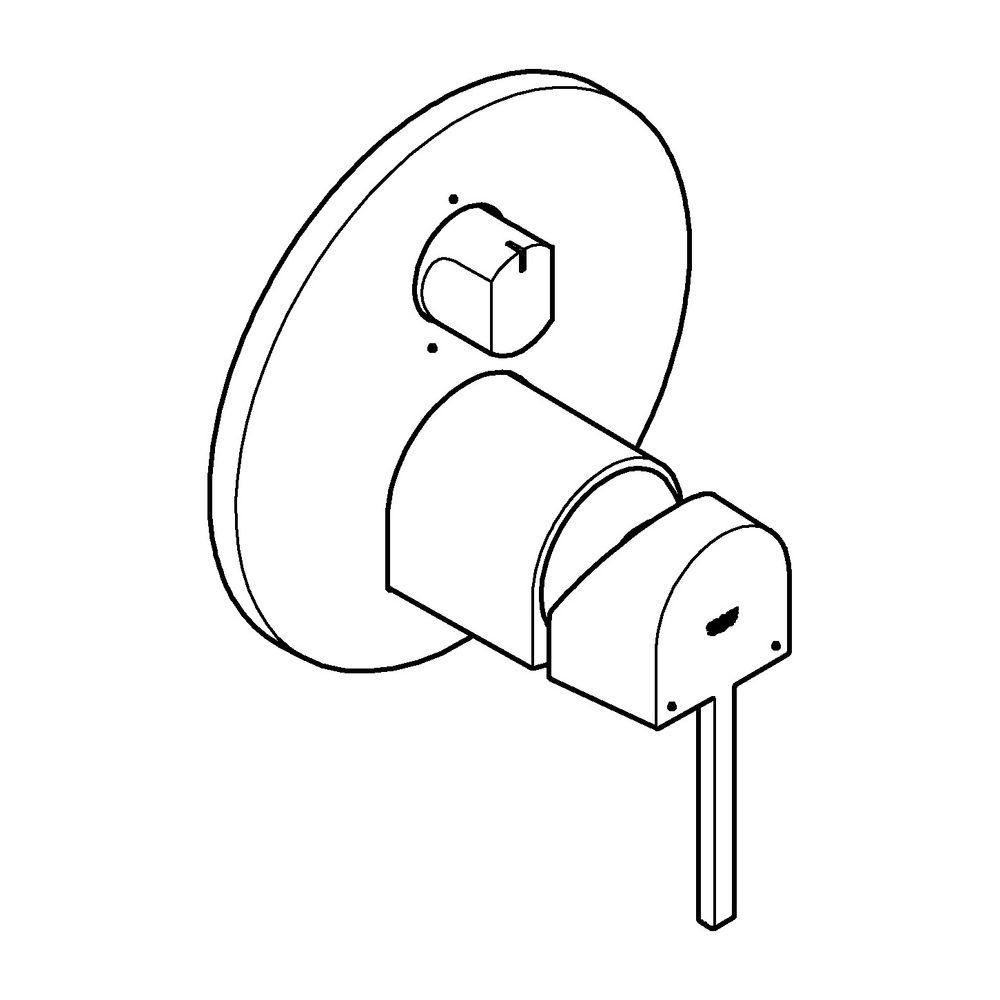 Grohe Plus Einhandbatterie mit 3-Wege Umstellung 24093AL3... GROHE-24093AL3 4005176585760 (Abb. 4)