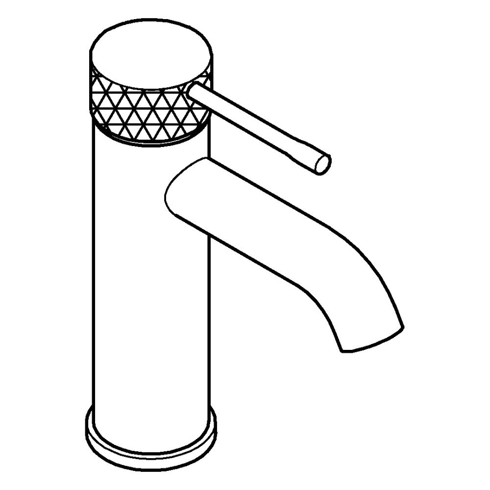 Grohe Essence Einhand-Waschtischbatterie, S-Size, Crafted Bedienungshebel, glatter Körp... GROHE-24172DE1 4067393107941 (Abb. 2)