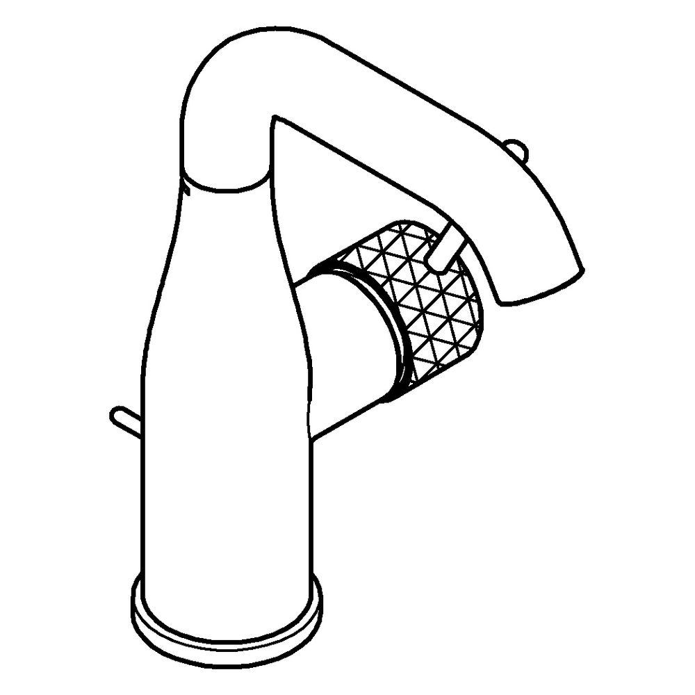 Grohe Essence Einhand-Waschtischbatterie, M-Size, Crafted Bedienungshebel, Zugstangen-A... GROHE-24173GF1 4067393107972 (Abb. 2)