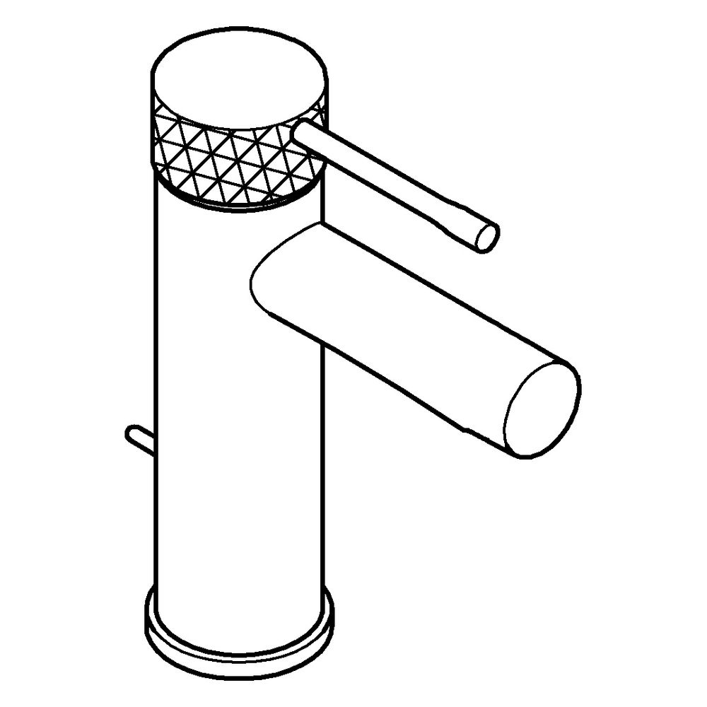 Grohe Essence Einhand-Waschtischbatterie, S-Size, Zugstangen-Ablaufgarnitur, crafted Ch... GROHE-24175PF1 4067393076278 (Abb. 2)