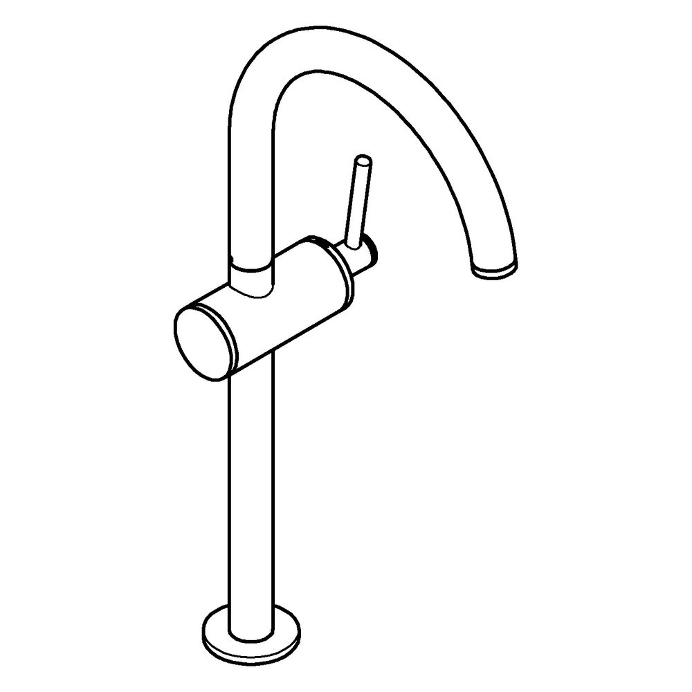 Grohe Atrio Einhand-Waschtischbatterie, XL, Einloch, für freist. Waschsch., Push-open A... GROHE-24365MS0 4005176945779 (Abb. 2)