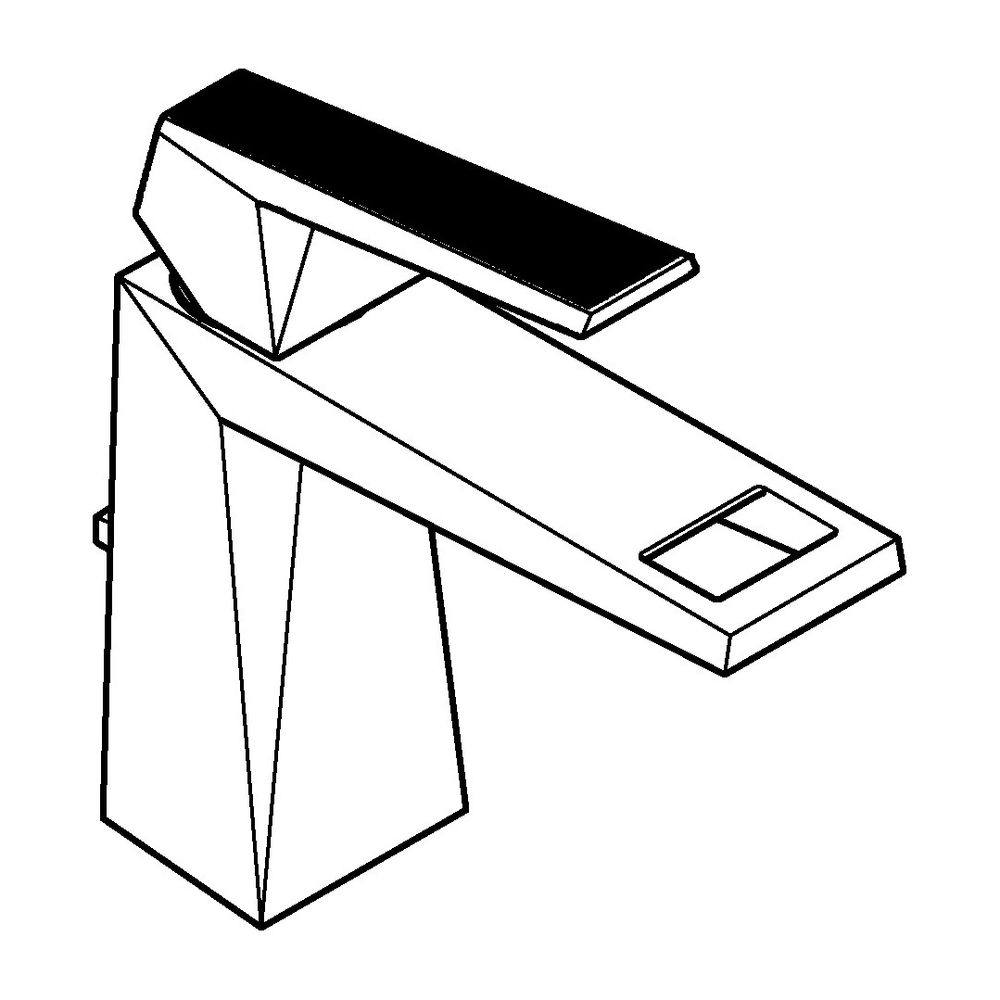 Grohe Allure Brilliant PC Einhand-Waschtischbatterie M-Size Chrom, Griff Rändelstruktur... GROHE-24397000 4005176795541 (Abb. 2)