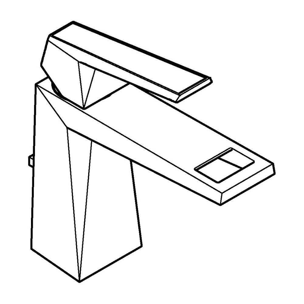 Grohe Allure Brilliant PC Einhand-Waschtischbatterie M-Size Supersteel, Griff Vanilla N... GROHE-24399DC0 4005176794940 (Abb. 2)