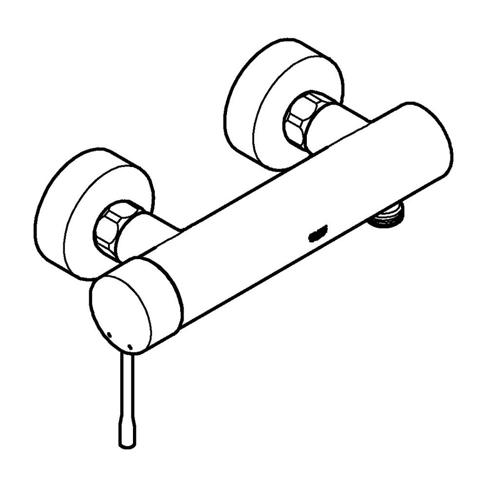 Grohe Essence Einhand-Brausebatterie 1/2" warm sunset 25252DA1... GROHE-25252DA1 4005176711213 (Abb. 2)