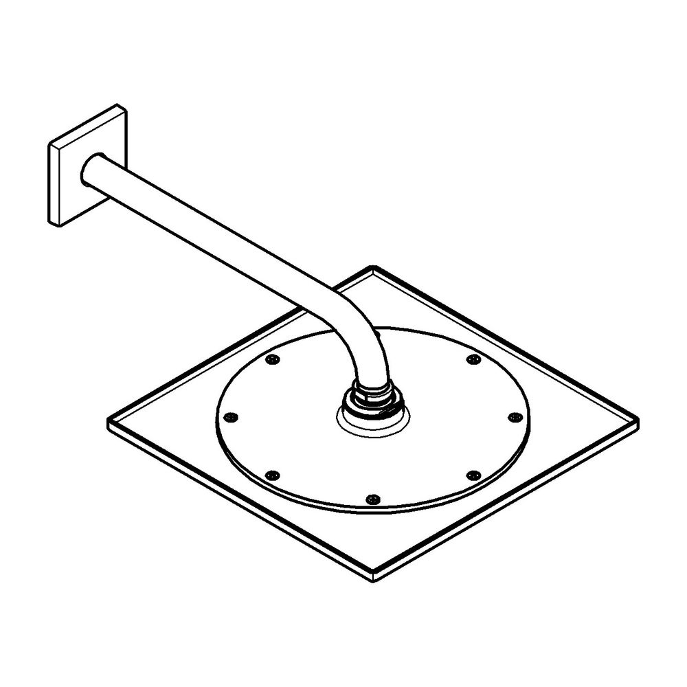 Grohe Rainshower F-Series 10" Kopfbrauseset 286 mm chrom 26060000... GROHE-26060000 4005176937149 (Abb. 2)