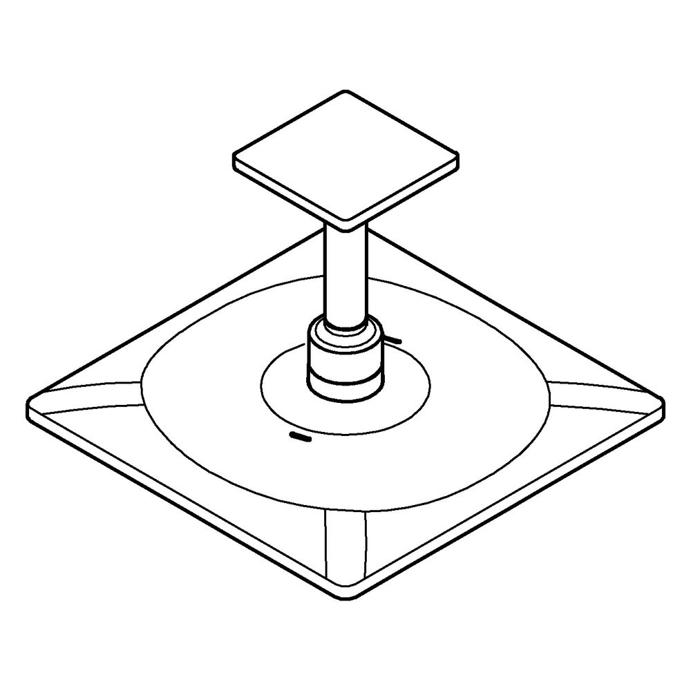 Grohe Rainshower SmartActive 310 Cube Kopfbrauseset, eckig, Deckenauslass 142mm, 2 Stra... GROHE-26481MG0 4005176943843 (Abb. 2)