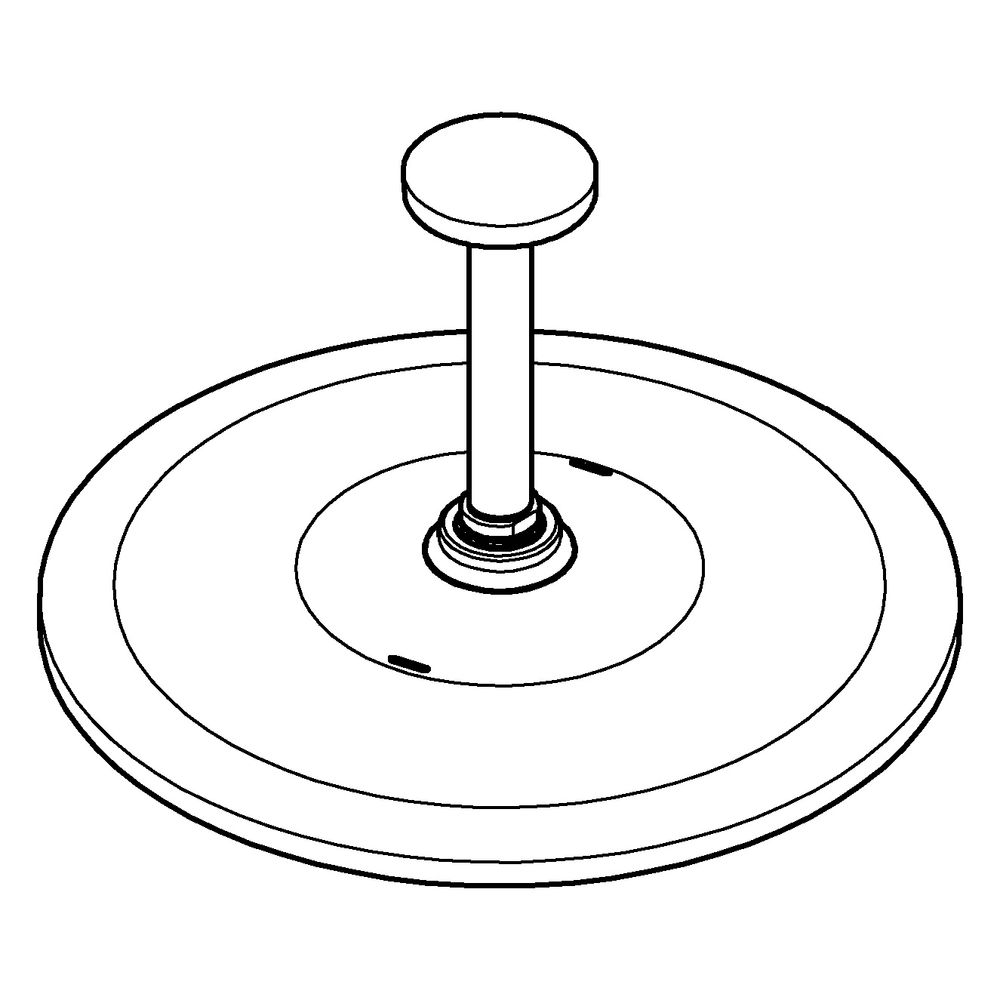 Grohe Rainshower Mono 310 Kopfbrauseset, Deckenauslass 142mm, 1 Strahlart, max. Durchfl... GROHE-26560MS0 4005176946271 (Abb. 2)