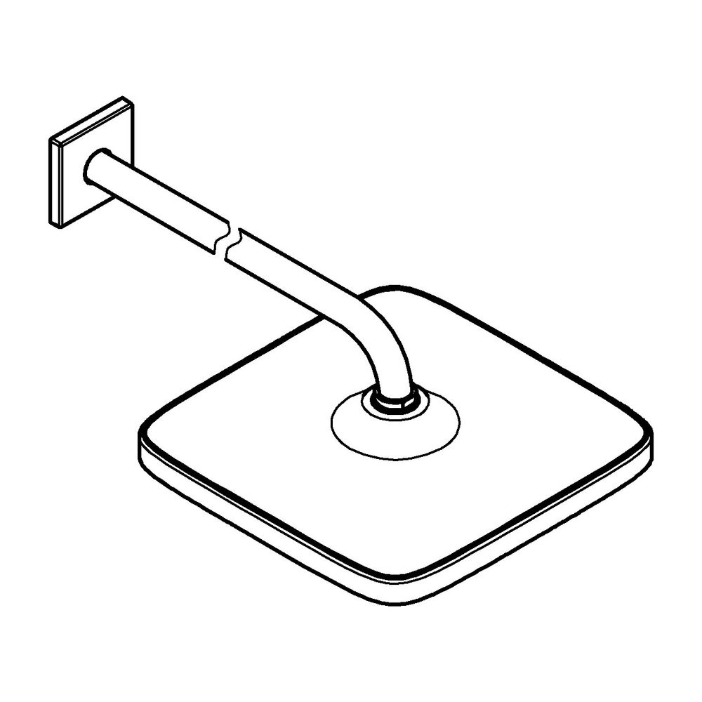 Grohe Tempesta 250 Cube Kopfbrauseset, Mattschwarz, Brausearm 380mm, 1 Strahlart, 9,5l... GROHE-266872430 4067393015772 (Abb. 2)