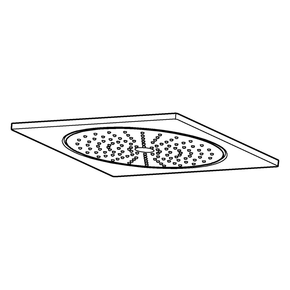 Grohe Rainshower Aqua 10" Deckenbrause, 1 Strahlart, 254x254mm, mit SpeedClean, Satin S... GROHE-26874MS0 4005176946035 (Abb. 2)