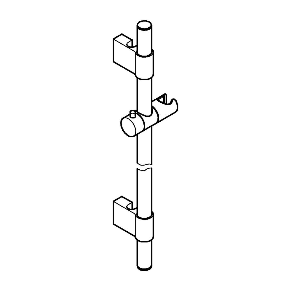 Grohe Rainshower Brausestange, 1150mm, mit FastFixation Plus, Chrom, 27136001... GROHE-27136001 4005176870965 (Abb. 9)
