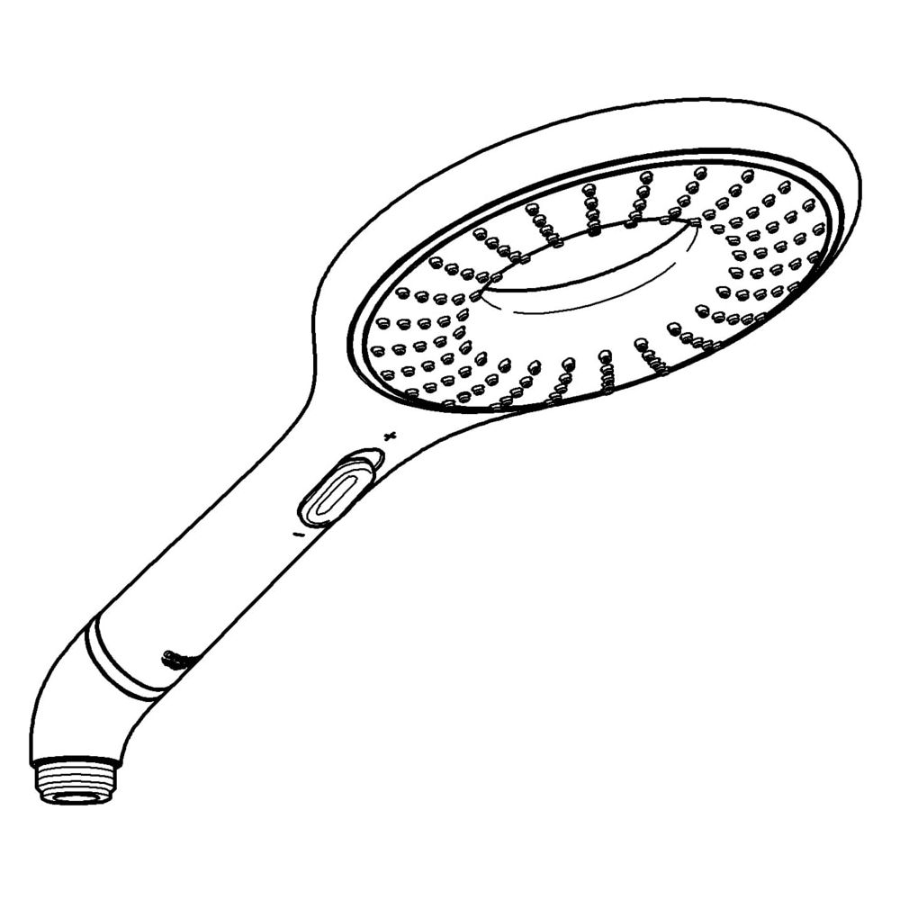 Grohe Rainshower Icon 150 Handbrause, 2 Strahlarten, Durchmesser 150mm, mit Eco-Funktio... GROHE-27276LS0 4005176861451 (Abb. 2)