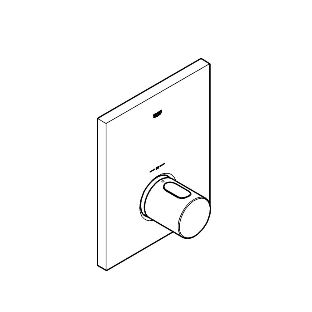 Grohe Thermostatbatterie Grohtherm F Chrom Fertigmontageset für Rapido T, Chrom... GROHE-27619000 4005176898297 (Abb. 2)