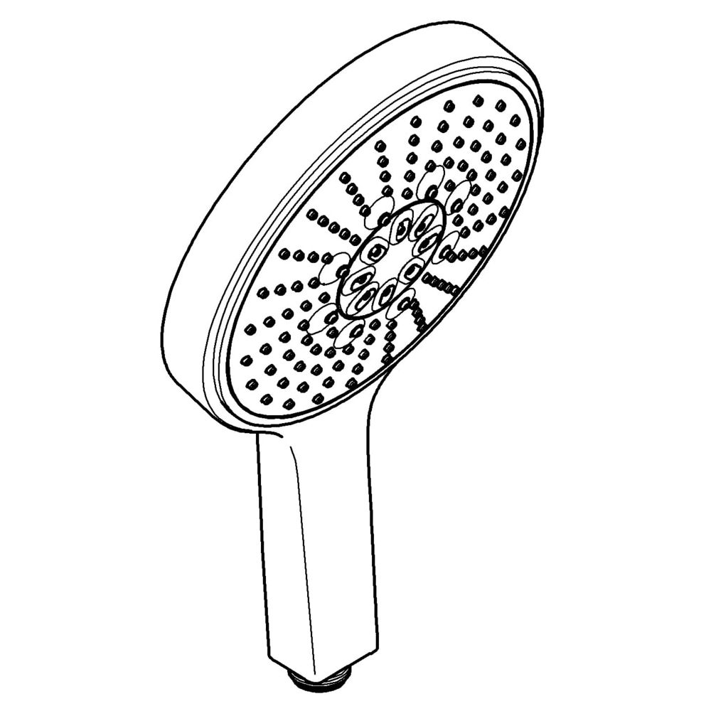Grohe Power and Soul Cosmopolitan 160 Handbrause, 4plus Strahlarten, 9,5l/min Durchflusskonstanthalt... GROHE-27668000  (Abb. 2)
