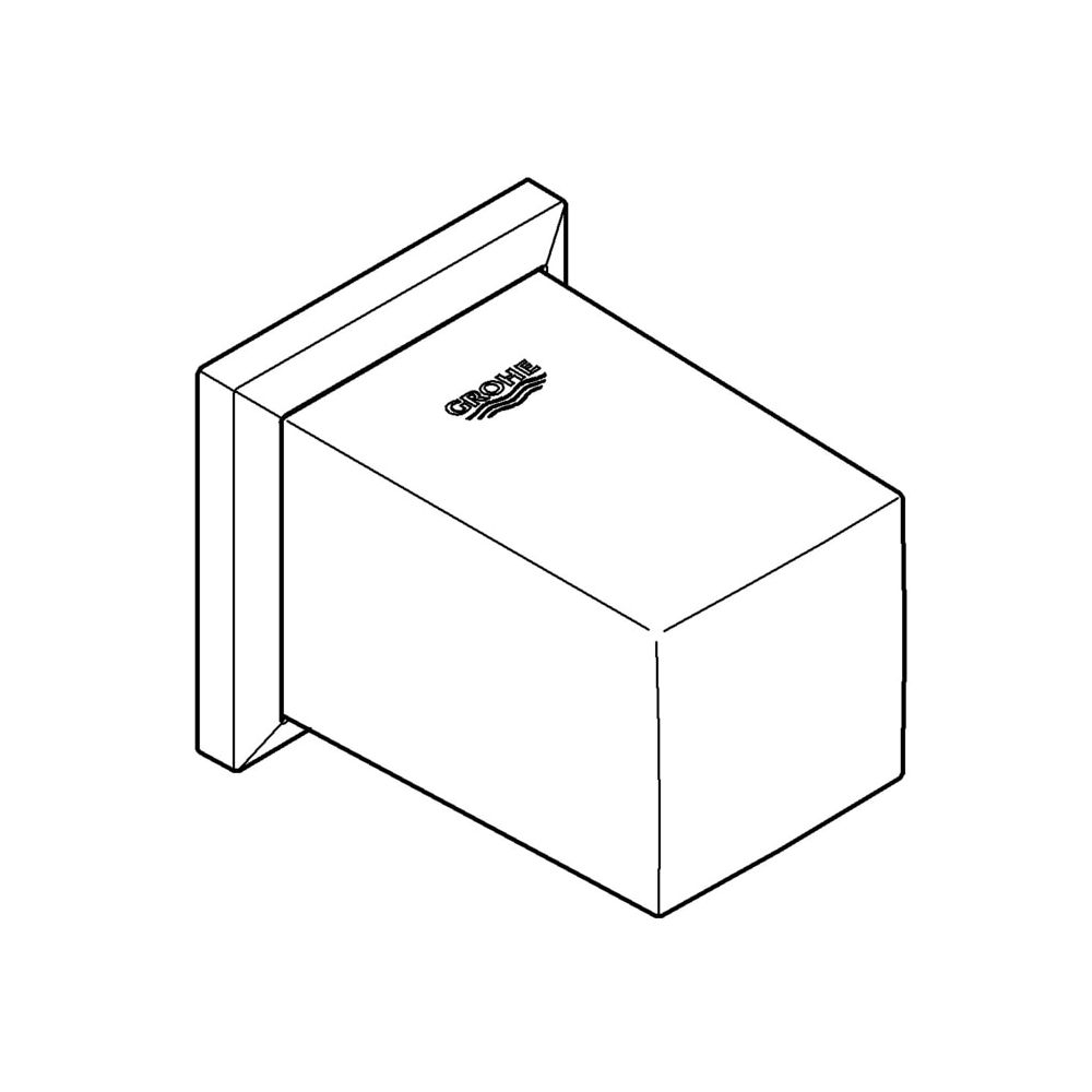 Grohe Allure Brilliant Wandanschlussbogen, G 1/2", Metall, Hard Graphite, 27707A00... GROHE-27707A00 4005176490941 (Abb. 2)