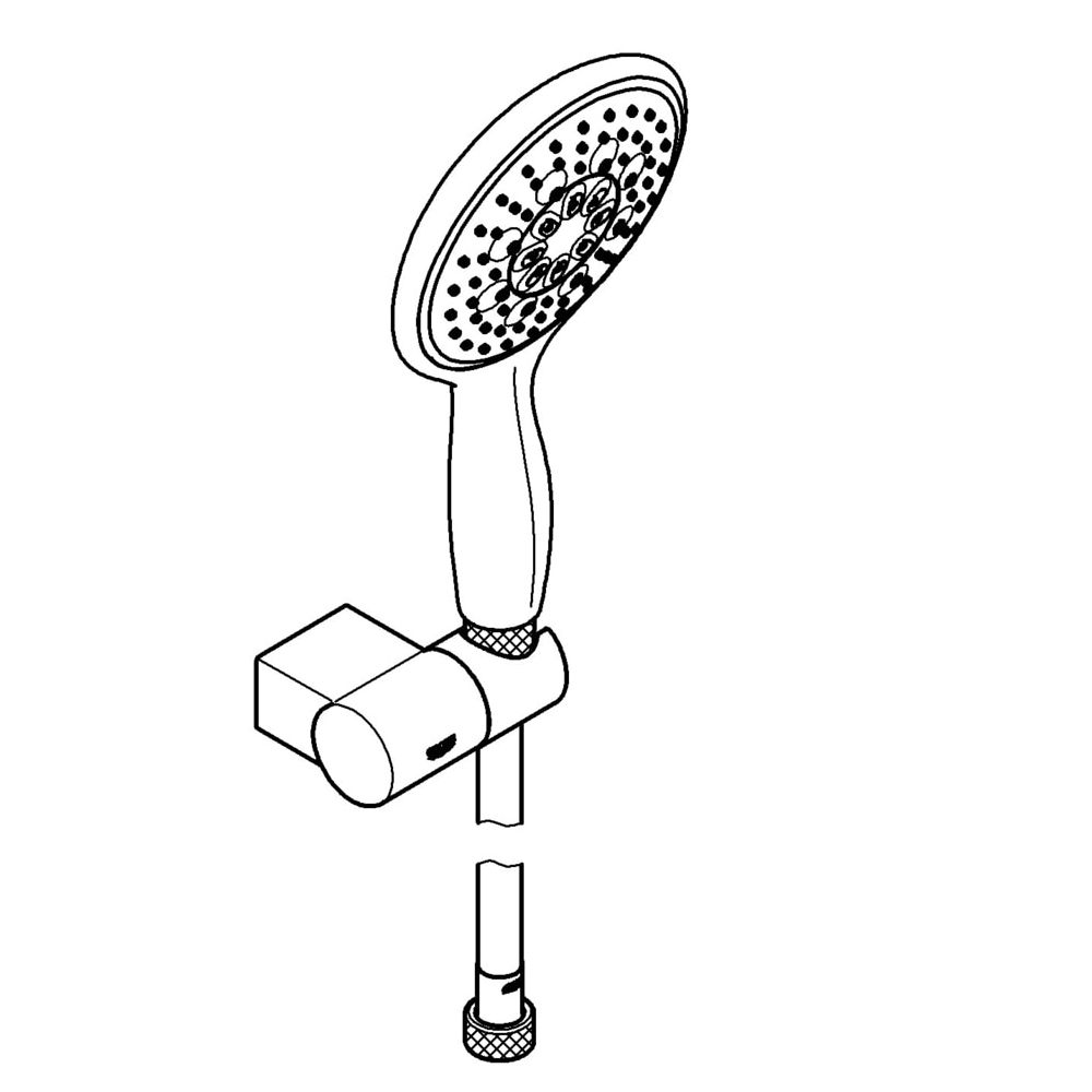 Grohe Power and Soul 130 Brauseset, mit Wandbrausehalter, verstellbar, Chrom, 27742000... GROHE-27742000  (Abb. 2)
