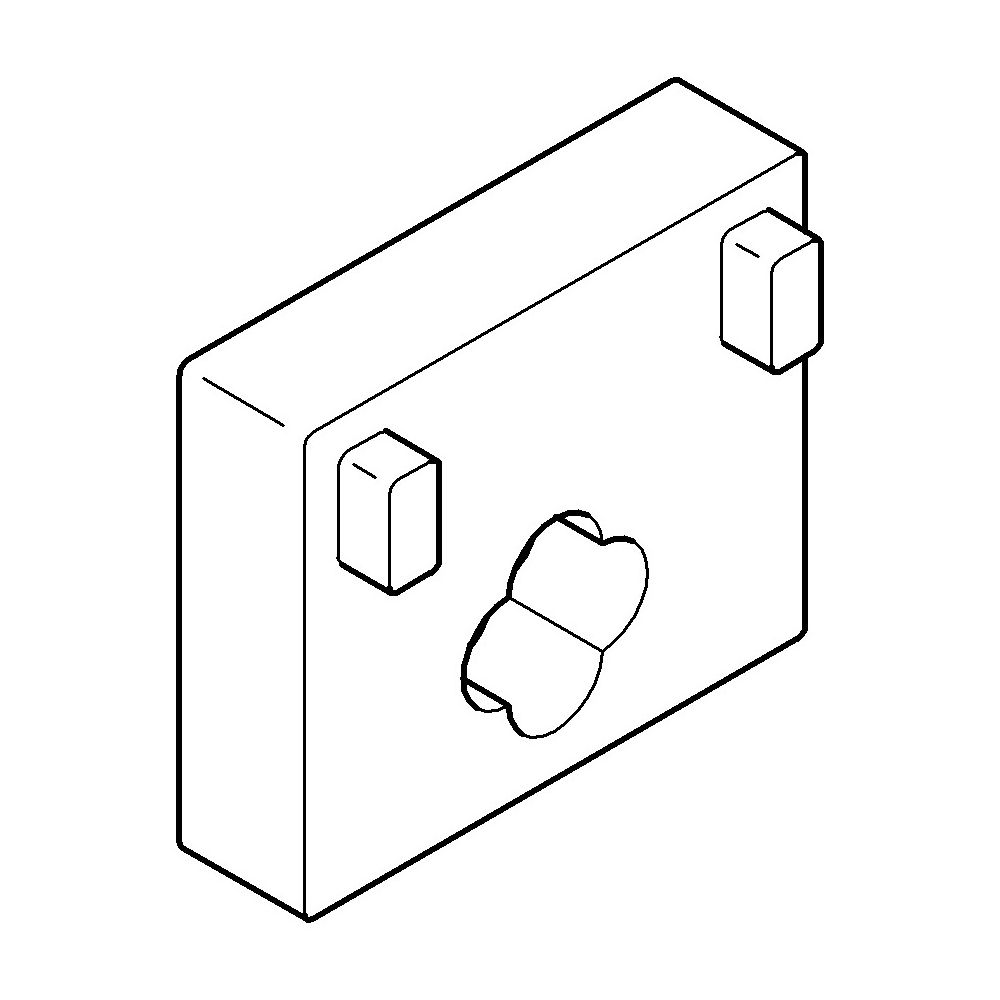 Grohe Euphoria Cube Ausgleichsscheibe 27845000... GROHE-27845000 4005176927041 (Abb. 2)