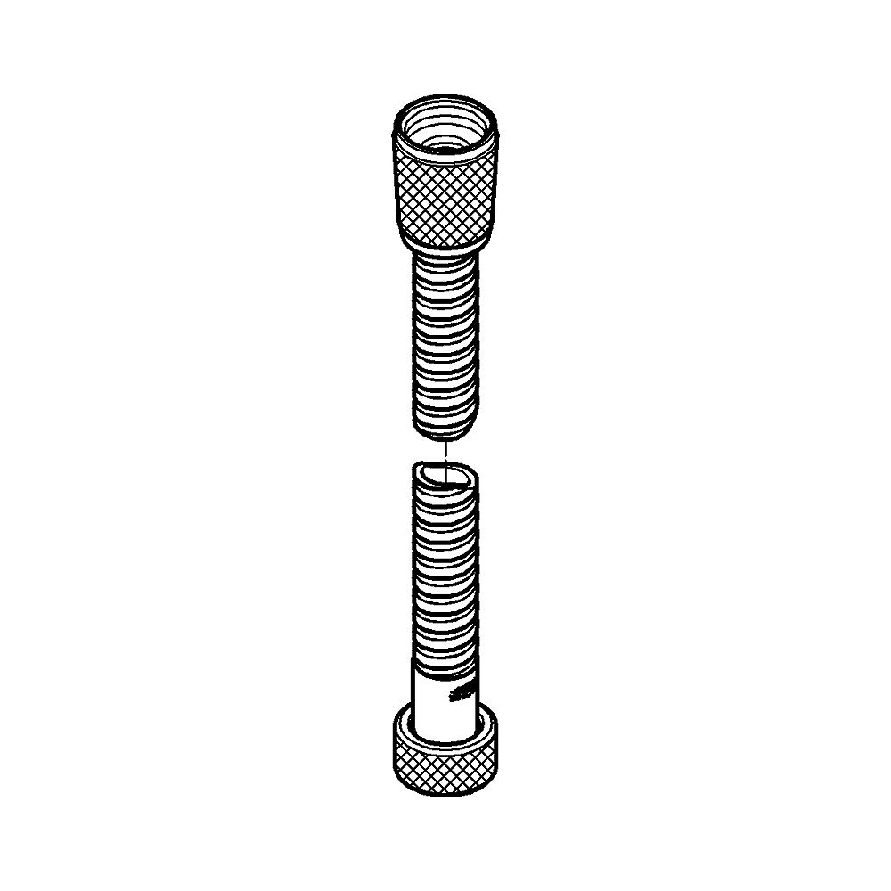 Grohe Relexaflex Metall-Brauseschlauch, 1/2" x 1/2", 1750mm, Zugfestigkeit 500N, bis 5 ... GROHE-28139000 4005176601316 (Abb. 2)