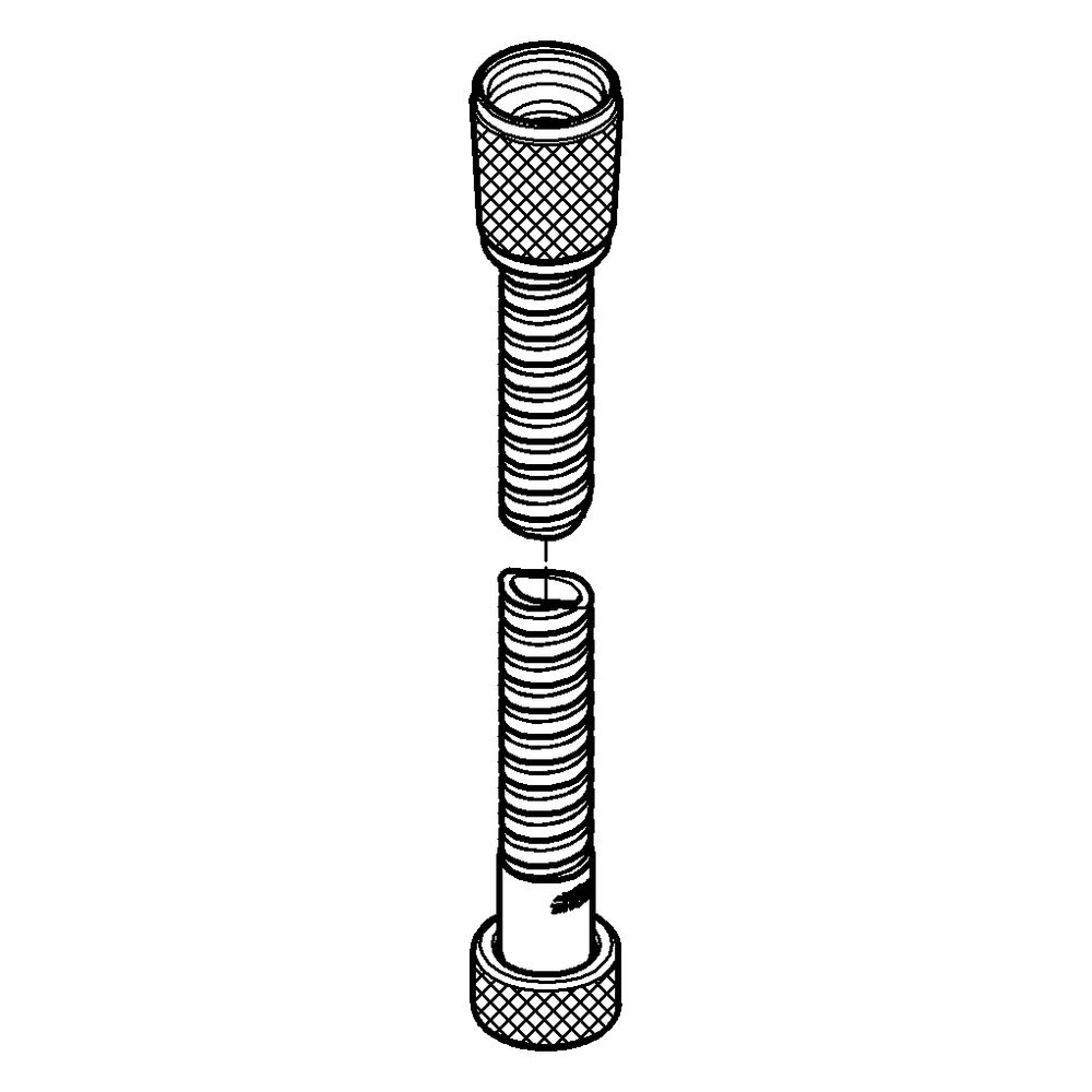Grohe Relexaflex Metallbrauseschlauch Long-Life 1.500mm, AntiFold knickfest, Velvet Bla... GROHE-28143KS1 4005176934179 (Abb. 2)