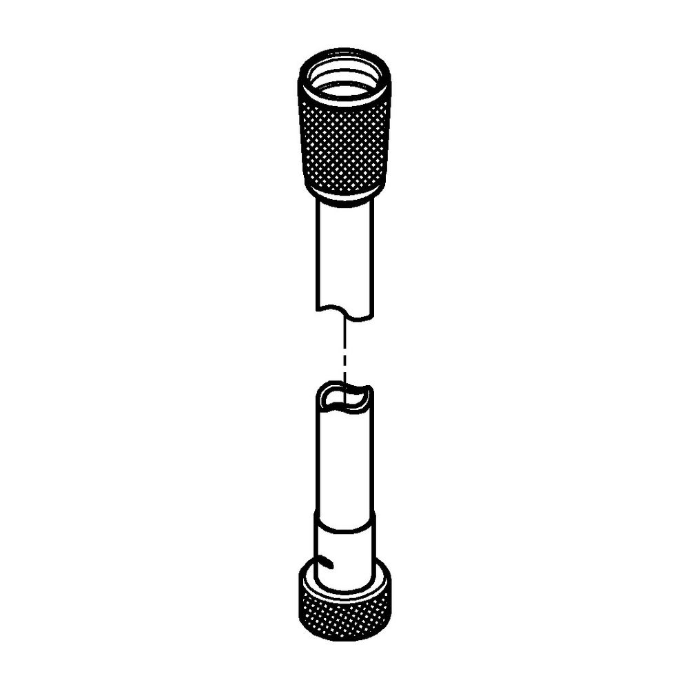 Grohe Brauseschlauch Relexaflex, 1,25m, Universalanschluss 1/2"x1/2", Chrom, 28150002... GROHE-28150002 4005176605598 (Abb. 2)