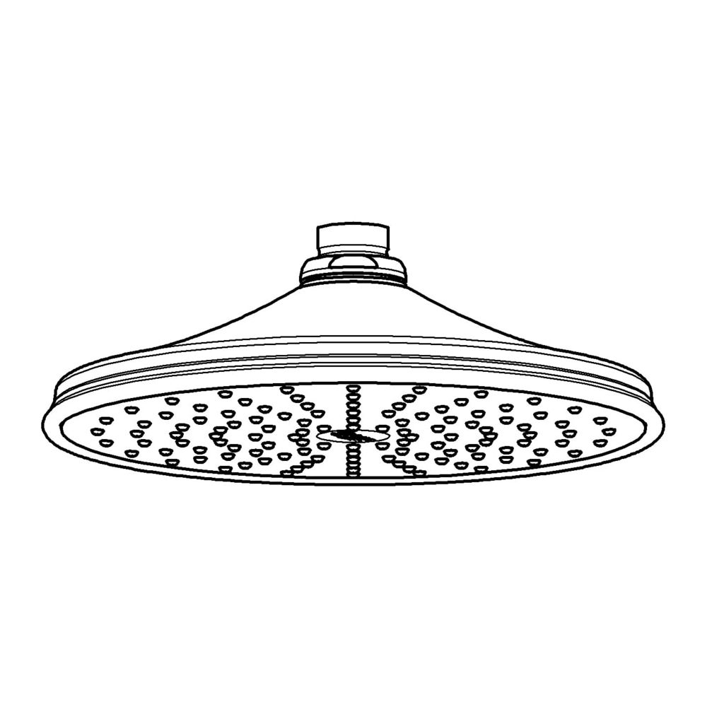 Grohe Rainshower Rustic 210 Kopfbrause, 1 Strahlart, Durchmesser 212mm, mit Kugelgelenk... GROHE-28369000 4005176267260 (Abb. 2)