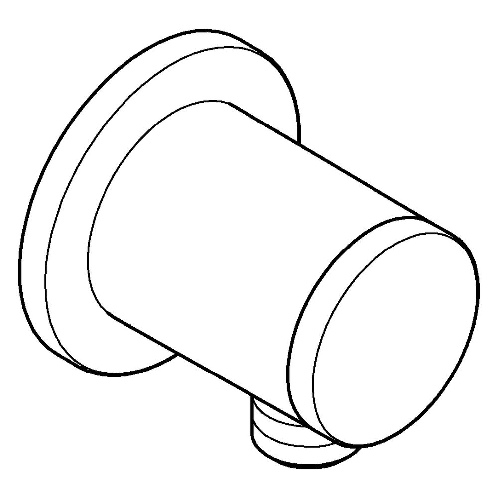 Grohe Tempesta Wandanschlussbogen, Außengewinde, Mattschwarz, 286712431... GROHE-286712431 4067393061878 (Abb. 2)
