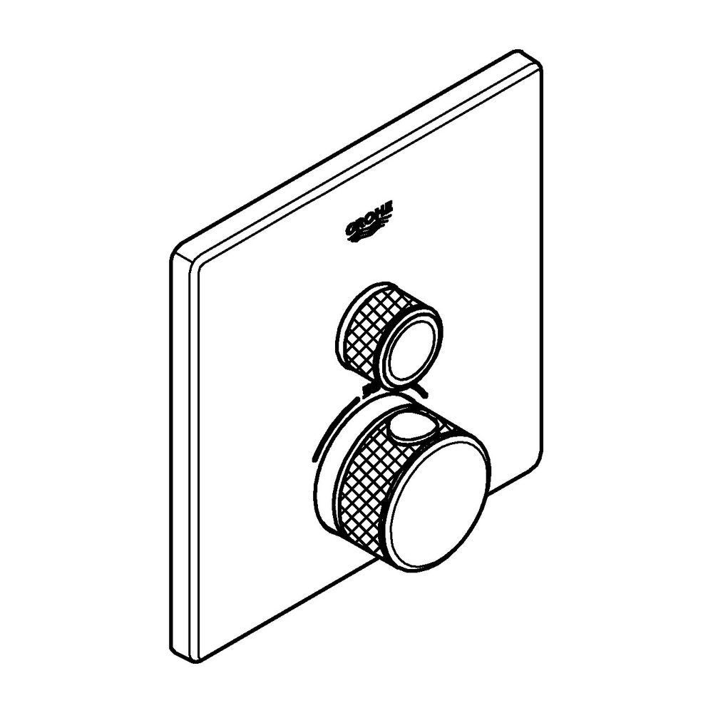 Grohe Grohtherm SmartControl Thermostat mit 1 Absperrventil cool sunrise gebürstet 2912... GROHE-29123GN0 4005176558122 (Abb. 2)