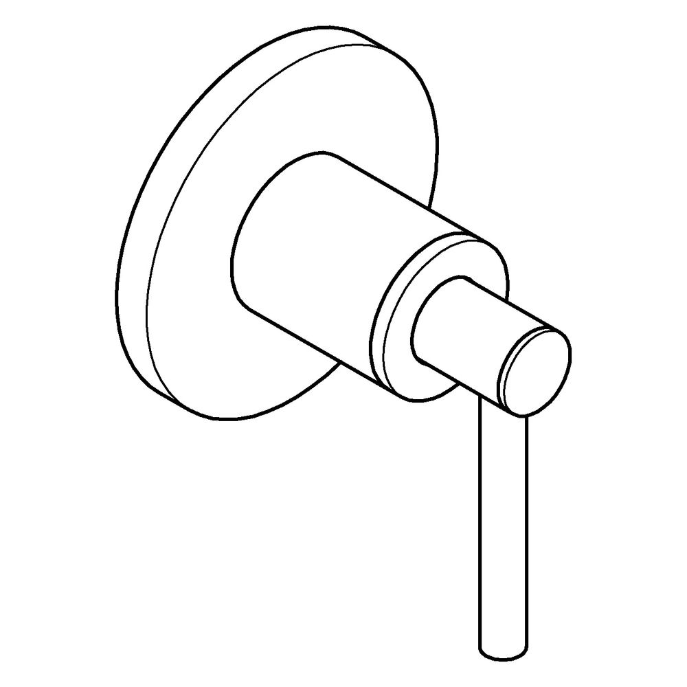 Grohe Atrio Unterputzventil-Oberbau 29396 mit Hebelgriffen für Unterputzventile 35028 o... GROHE-29397MG0 4005176947049 (Abb. 2)