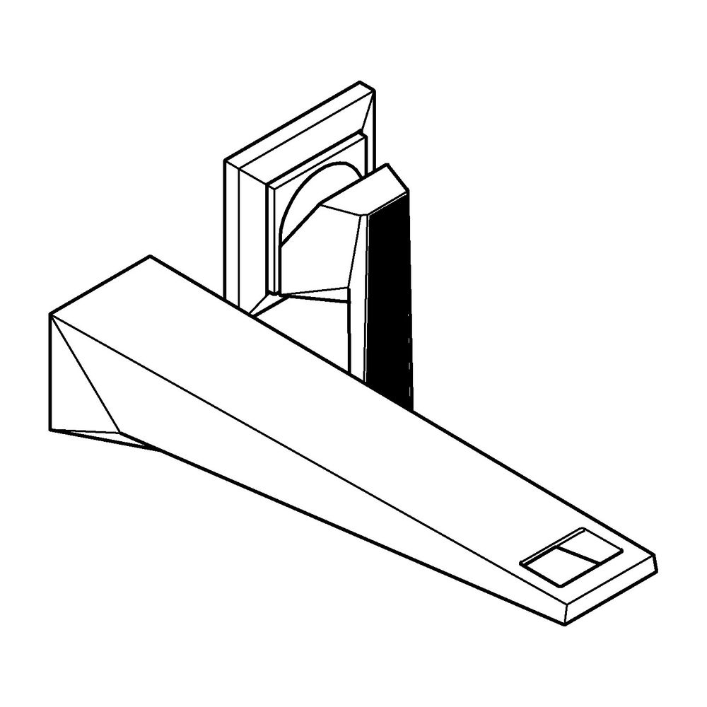 Grohe Allure Brilliant 2-Loch-Waschtisch-Wandbatterie PC Hard Graphite gebürstet, Griff... GROHE-29517AL0 4005176795084 (Abb. 2)