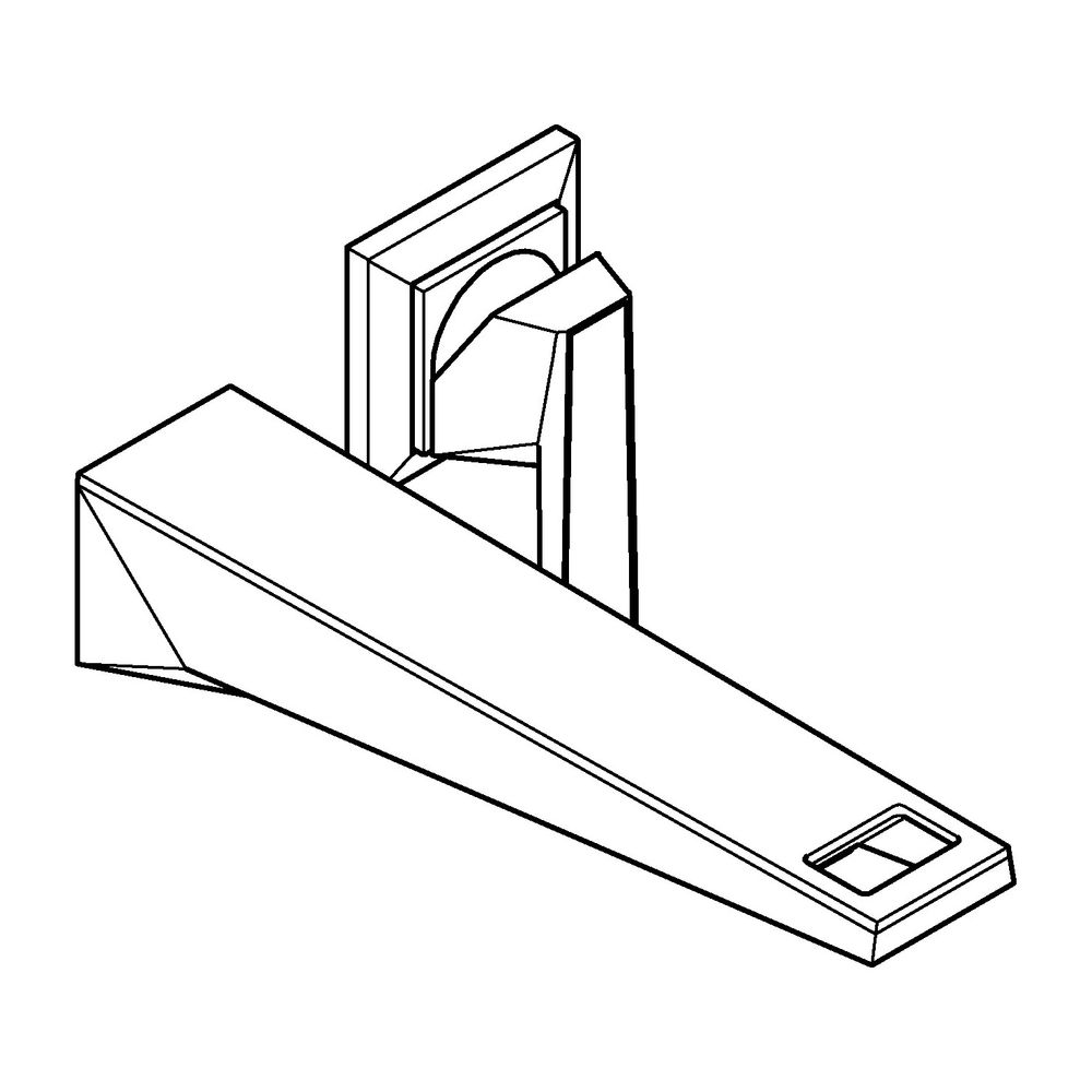 Grohe Allure Brilliant 2-Loch-Waschtisch-Wandbatterie PC Supersteel, Griff Vanilla Noir... GROHE-29521DC0 4005176795619 (Abb. 2)