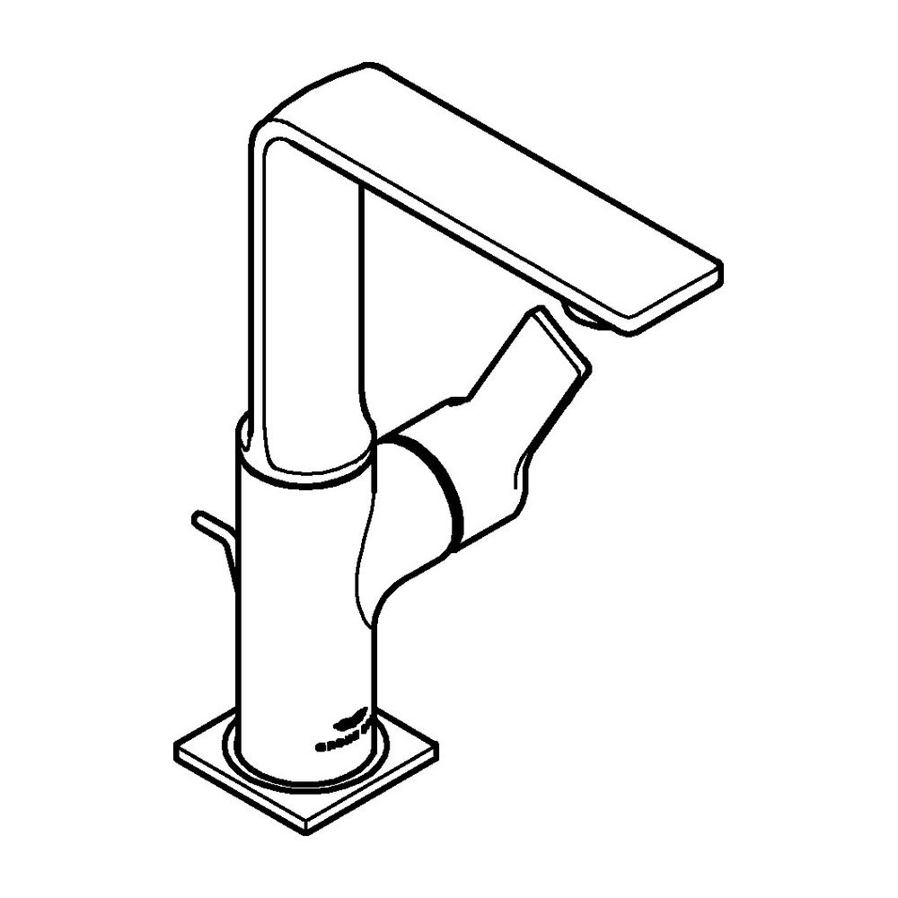 Grohe Allure Einhand-Waschtischbatterie L-Size Cool Sunrise, schwenkbarer Auslauf, Zugs... GROHE-32146GL1 4005176499418 (Abb. 2)