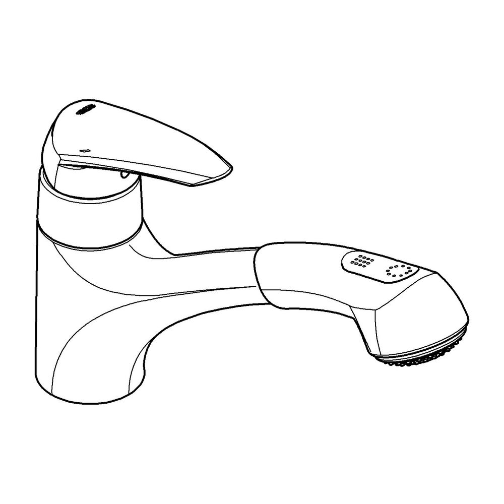 Grohe Eurodisc Einhand-Spültischbatterie, 35mm Keramikkartusche, Messing, Chrom, 322570... GROHE-32257001 4005176834165 (Abb. 2)
