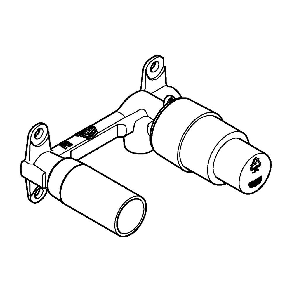 Grohe Einhand Unterputz-Universal-Einbaukörper DN 15, Einbautiefe 45-75mm, 35mm Kerami... GROHE-32635000 4005176845949 (Abb. 16)