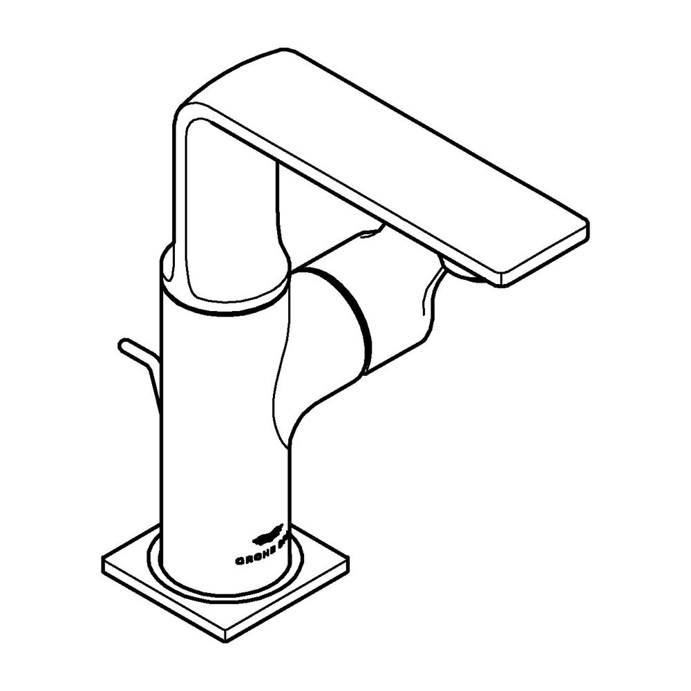 Grohe Allure Einhand-Waschtischbatterie M-Size Warm Sunset, schwenkbarer Auslauf, Zugst... GROHE-32757DA1 4005176499333 (Abb. 2)