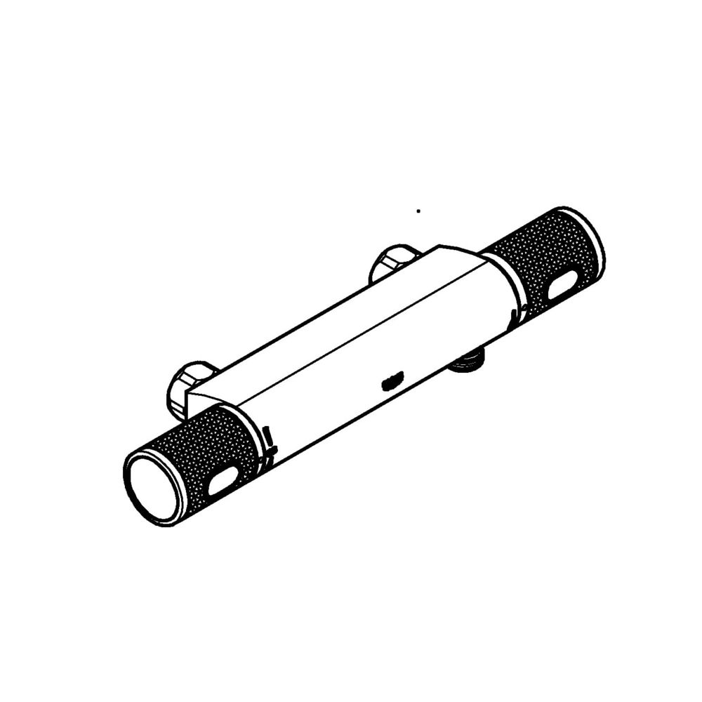 Grohe Grohtherm 1000 Performance Thermostat-Brausebatterie, ohne Anschlüsse, Chrom, 347... GROHE-34777000 4005176612947 (Abb. 2)