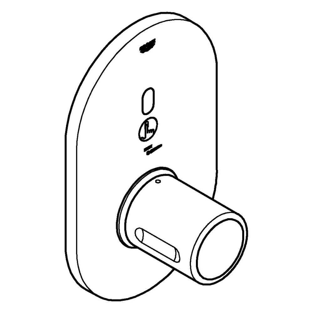 Grohe Infrarot-Elektronik für Brausethermostat Eurosmart Cosmopolitan E Special, Fertig... GROHE-36456000 4005176494758 (Abb. 9)