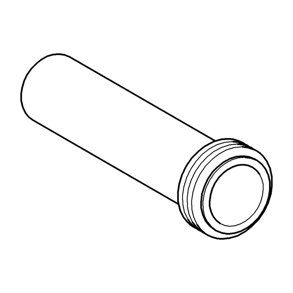 Grohe Verlängerungsset für Wandeinbau-Spülrohr, 200mm, Kunststoff, Chrom, 37489000... GROHE-37489000 4005176167386 (Abb. 2)